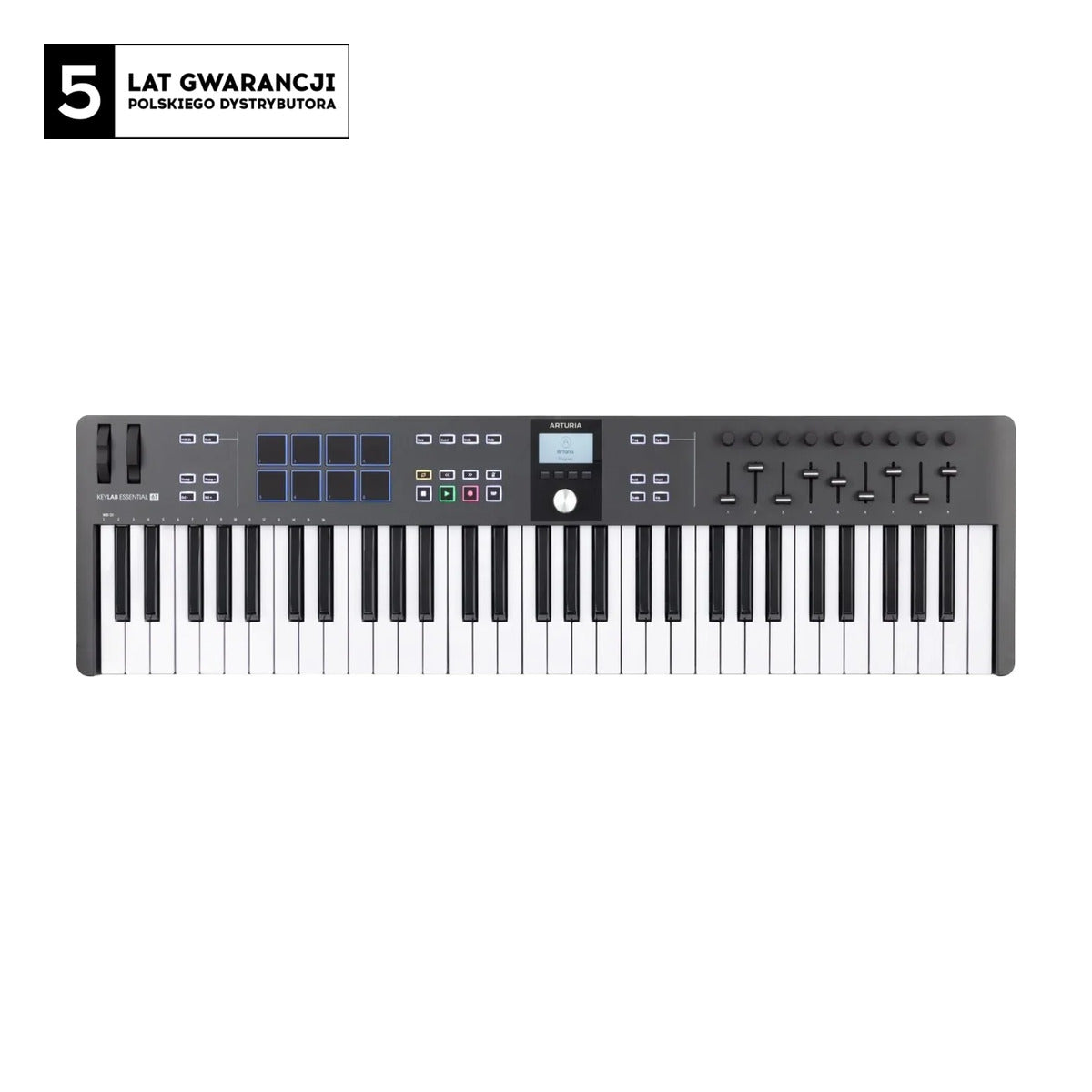 Arturia KeyLAB Essential 61 mk3 Schwarz