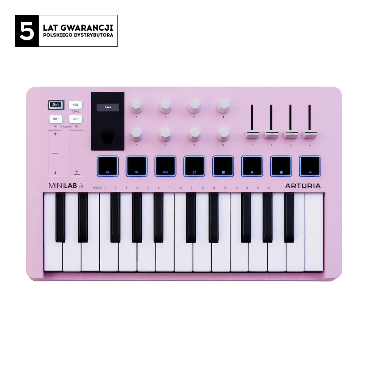 ARTURIA MiniLab 3 Rose Quartz