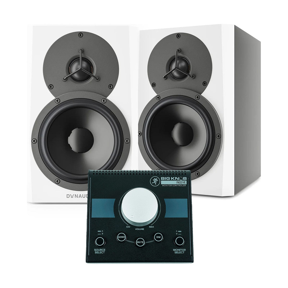 Dynaudio LYD 8 White + Mackie Big Knob Passive