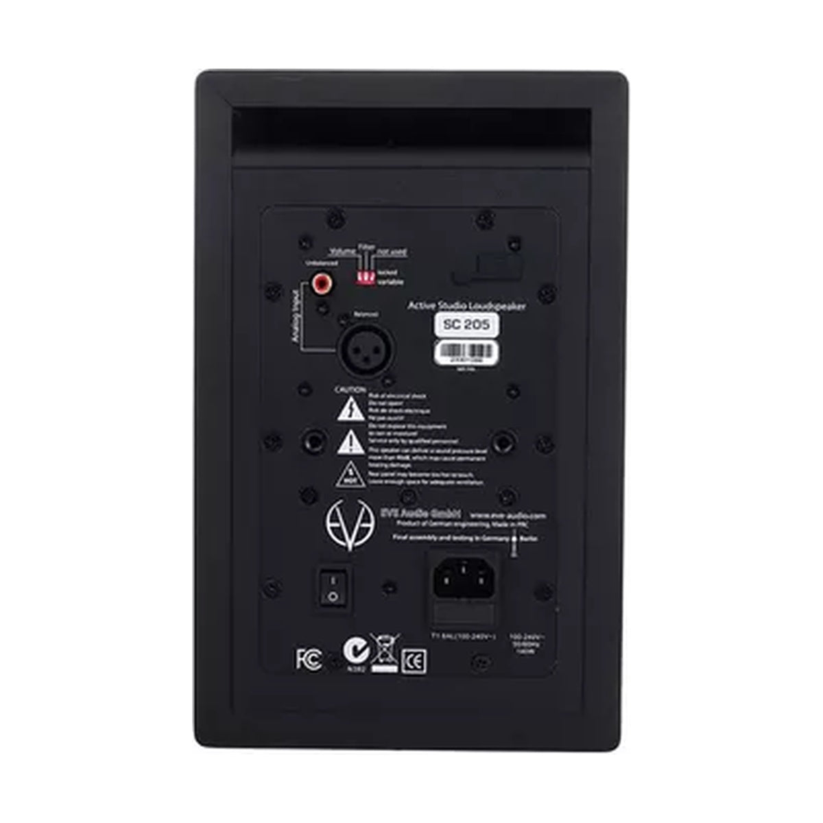 EVE AUDIO SC205 Komplett Schwarz - 2-Wege-Studiomonitor