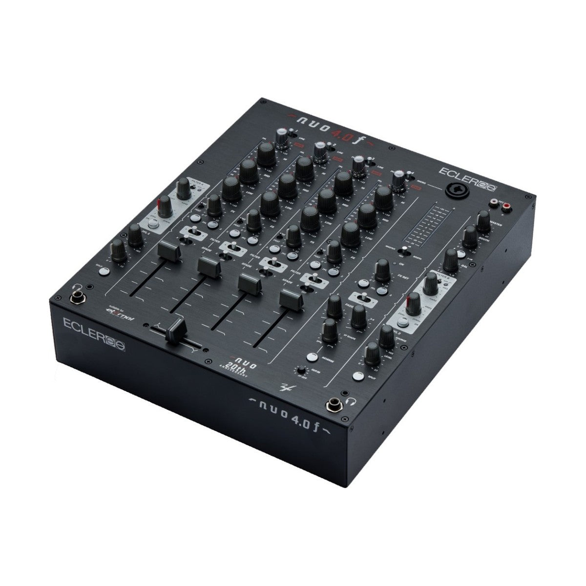 ECLER nuo4 DJミキサー Ecler NUO 4.0F Black - DJ Mixer