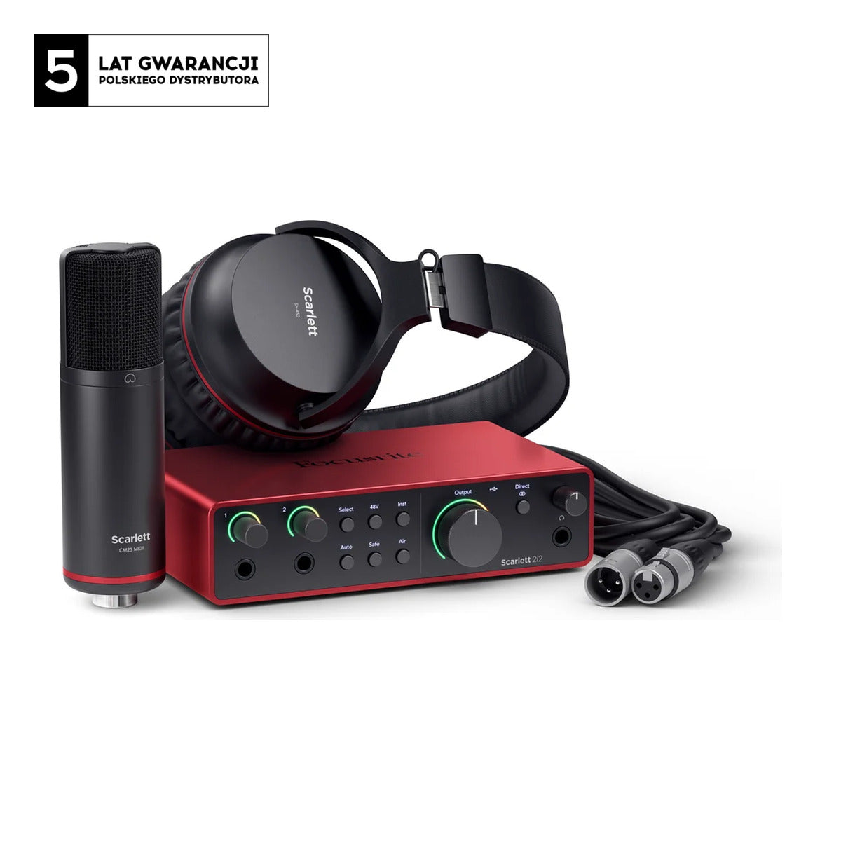 Focusrite Scarlett 2i2 Studio 4. Gen