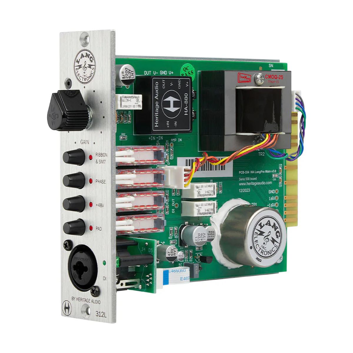 Heritage Audio LANG 312L 500 Series NY Style preamp