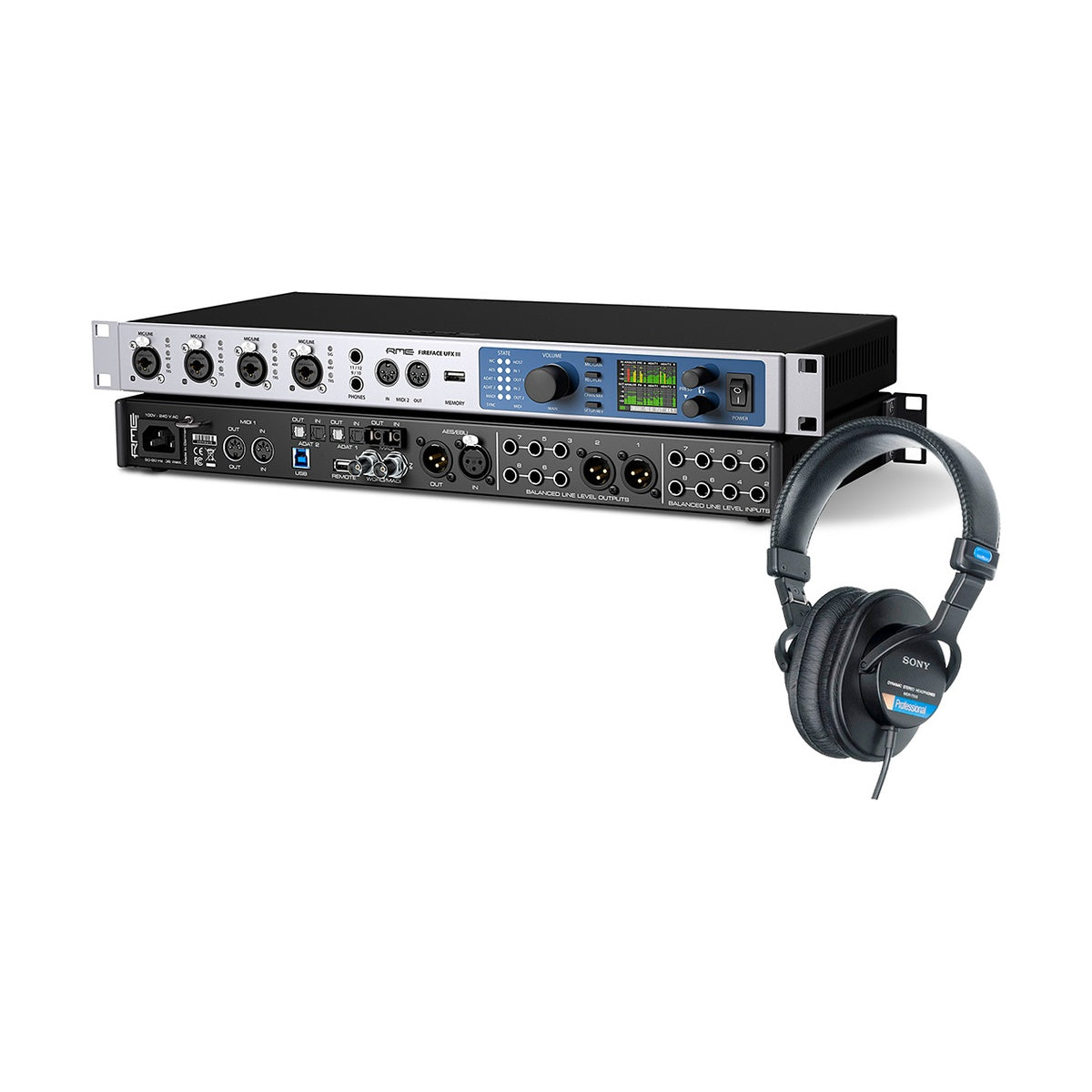RME Fireface UFX III + Sony MDR-7506