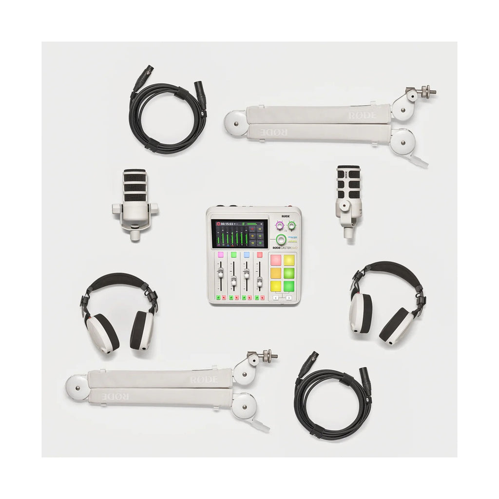 Pip Roper Podcaster RODE Podcaster Bundle White