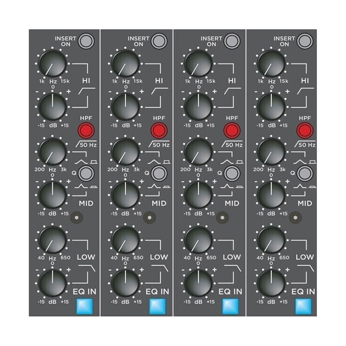Trident 24 Channel 8 Buss Console With LED Meter Bridge