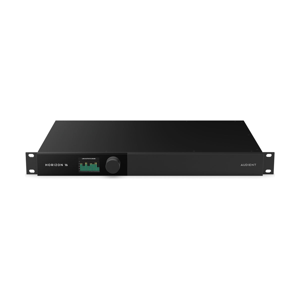 Audient Horizon 16 – Thunderbolt 3 audio interface, front elevated view