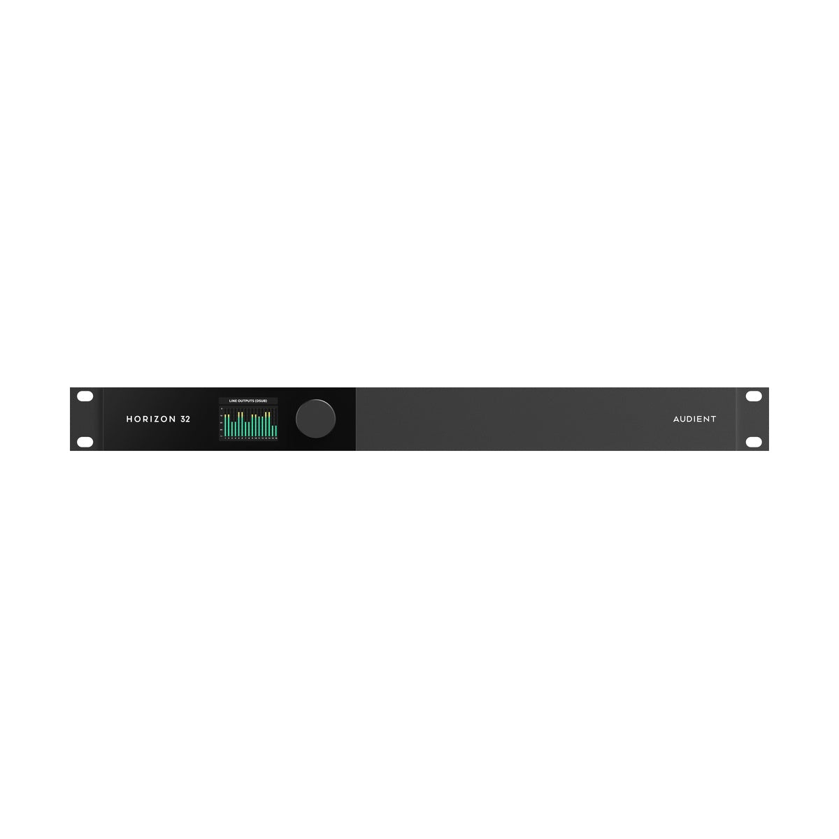 Audient Horizon 32 – Thunderbolt 3 audio interface, front view