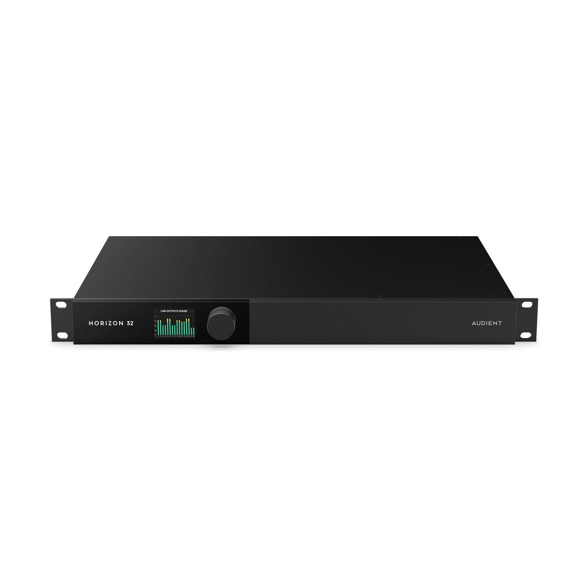 Audient Horizon 32 – Thunderbolt 3 audio interface, front elevated view