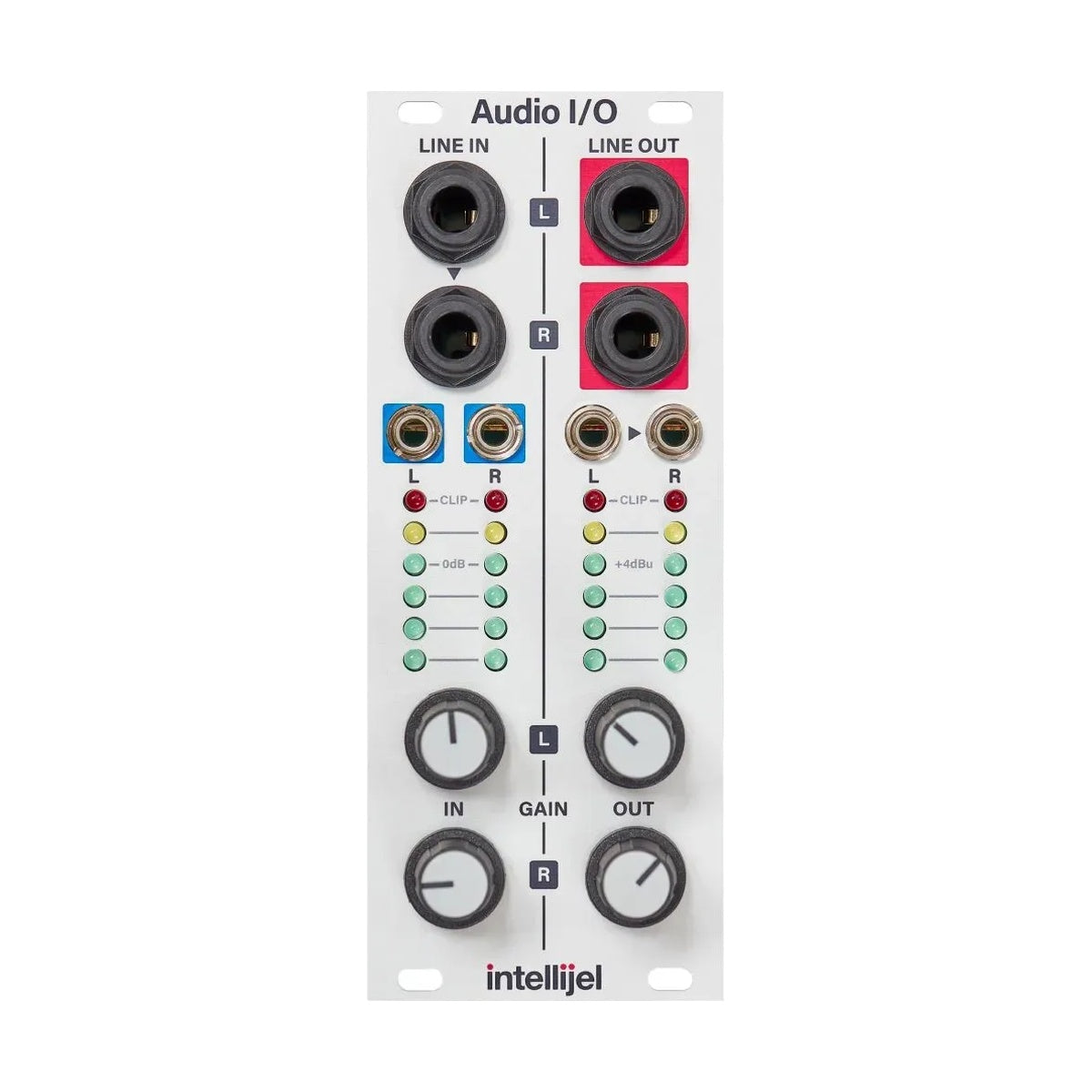 Intellijel Audio I/O 3U (2023) – Eurorack Interface