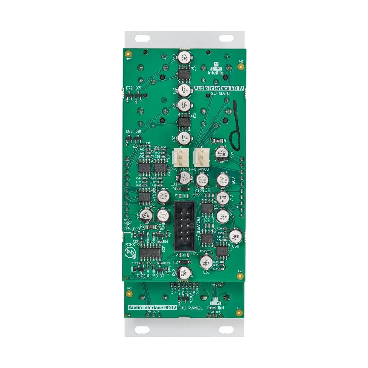 Intellijel Audio I/O 3U (2023) – Eurorack Interface, view 2