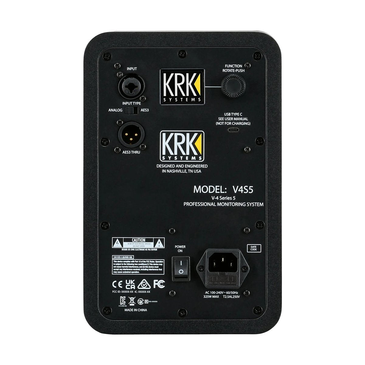 KRK V4 Series Five – Compact 4-inch Studio Monitor, view 3