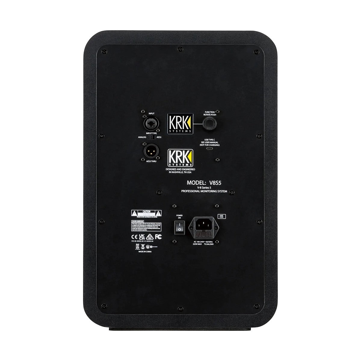 KRK V8 Series Five – 8-inch Active Studio Monitor, view 4