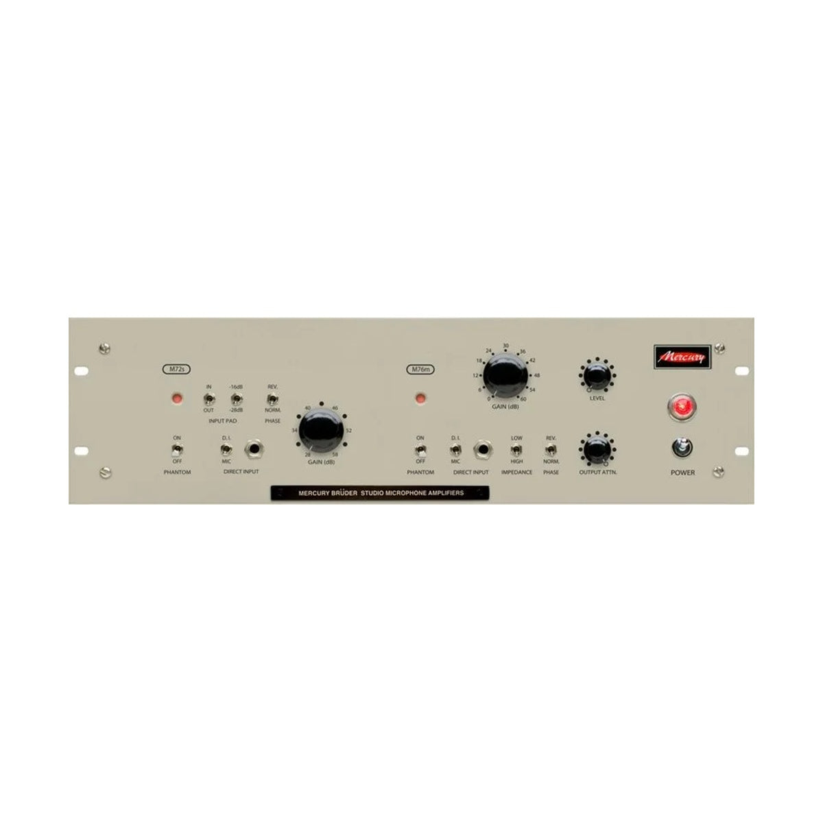 Mercury Bruder – Two Tube Preamps, V72 and V76