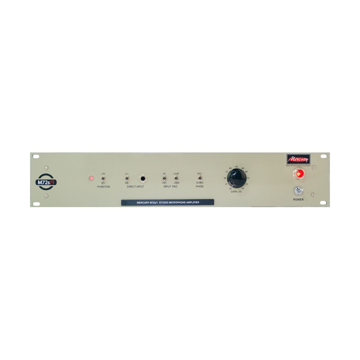 Mercury M72s/1 MKIV – Single-Channel Tube Preamp