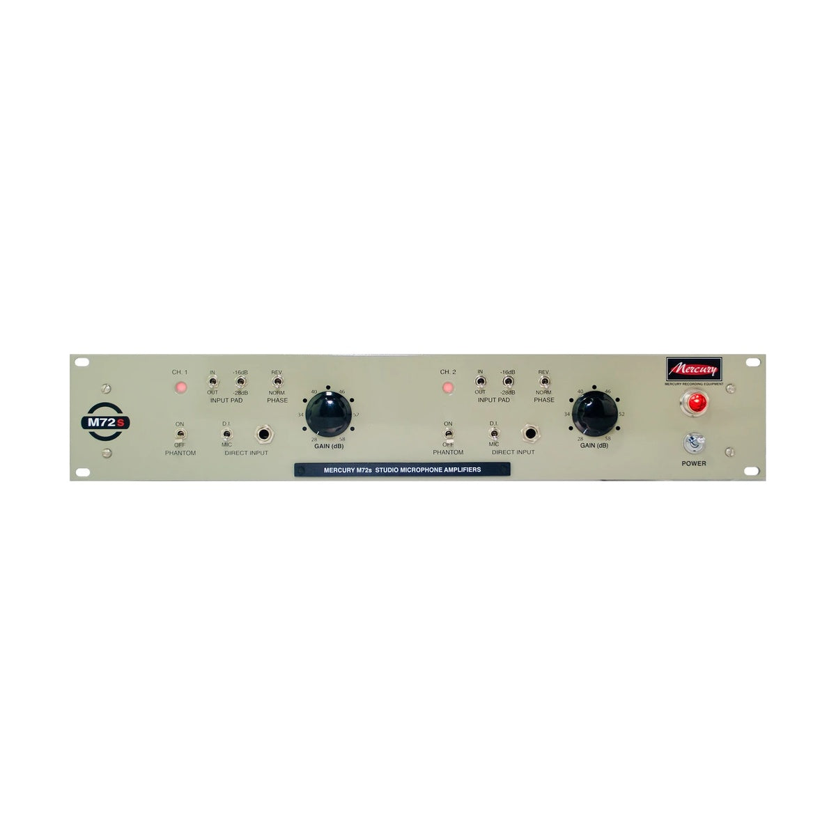 Mercury M72s MKIV – Two-Channel Tube Preamp