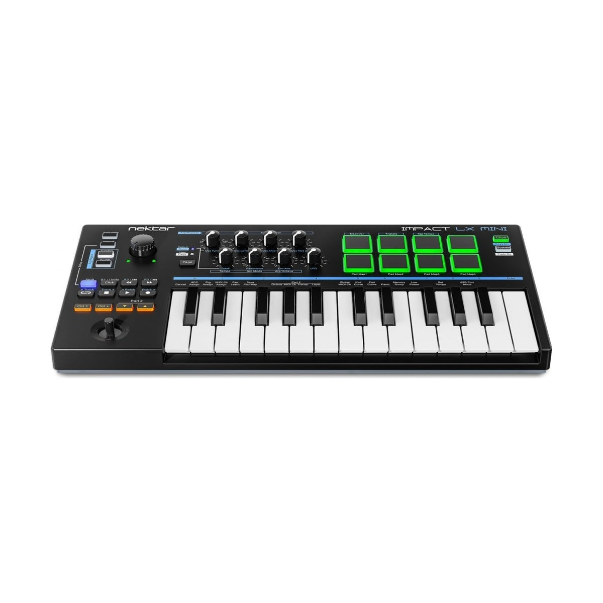 Nektar Impact LX Mini – Mini Keyboard with Pads, view 2