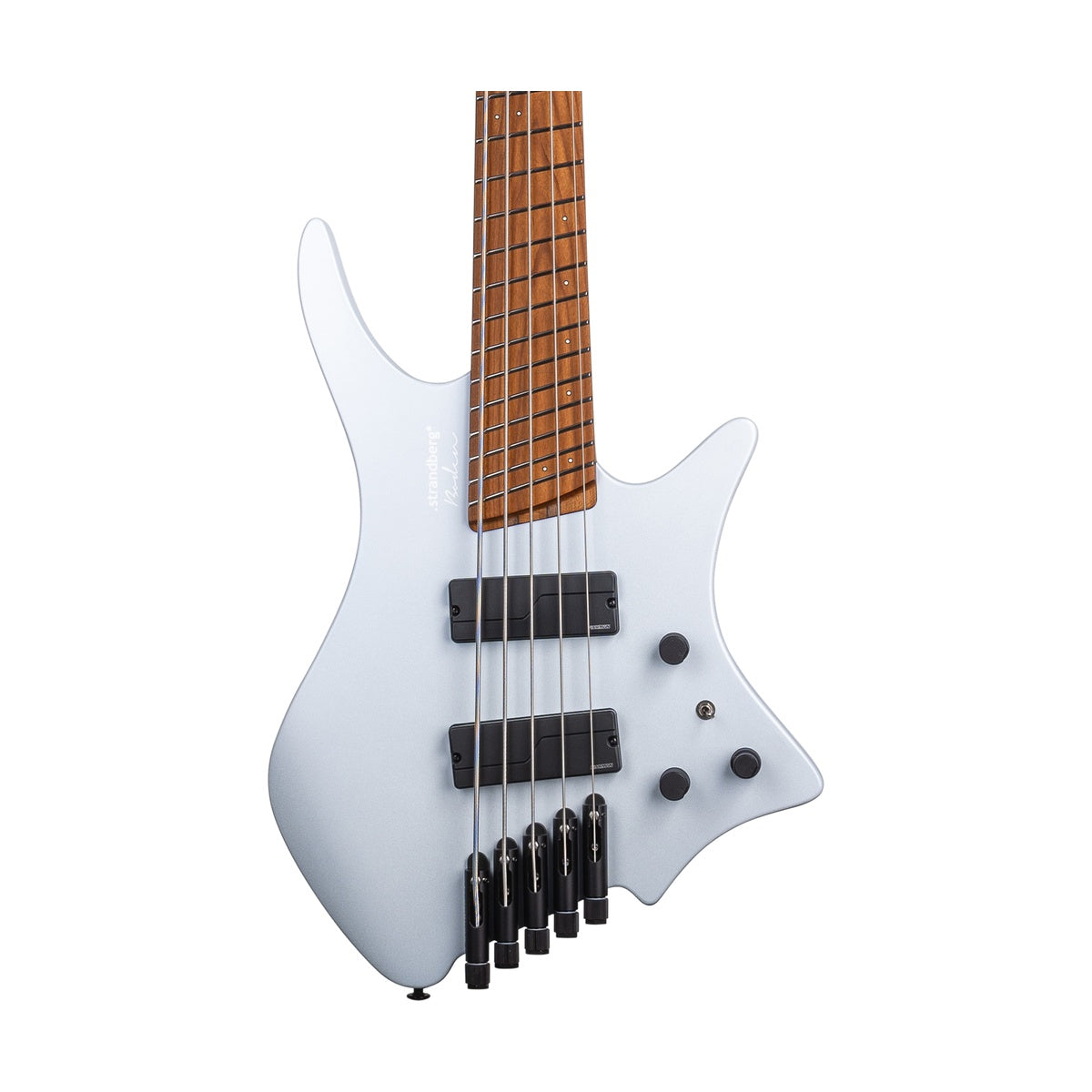 Strandberg Boden Bass Standard 5 Blue Aura Metallic – headless 5-string bass guitar, view 2