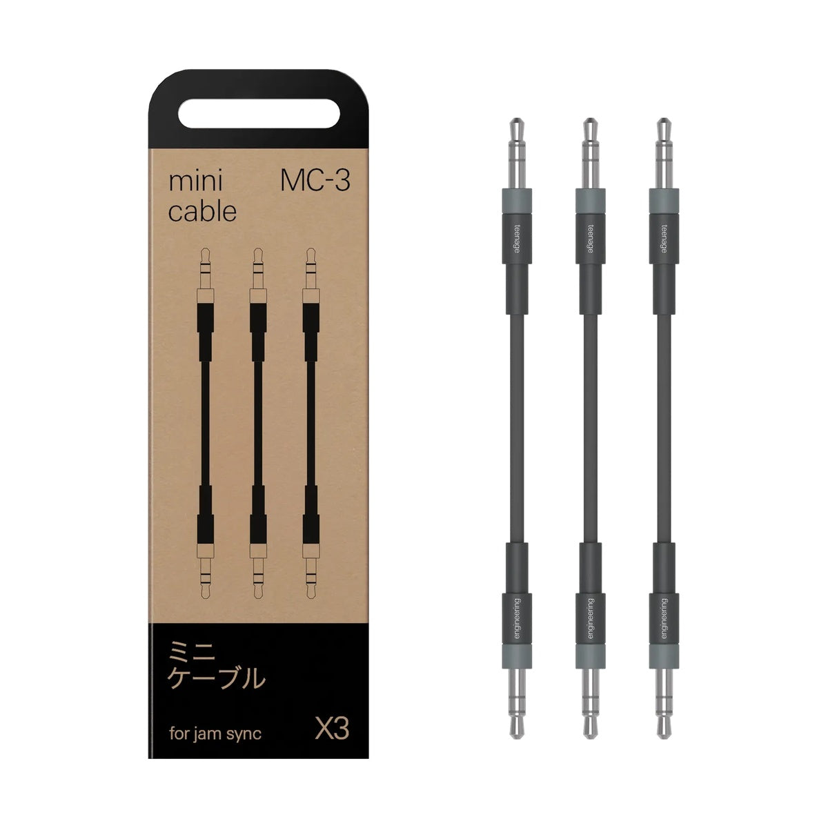 Teenage Engineering MC-3 PO sync cable 3-pack