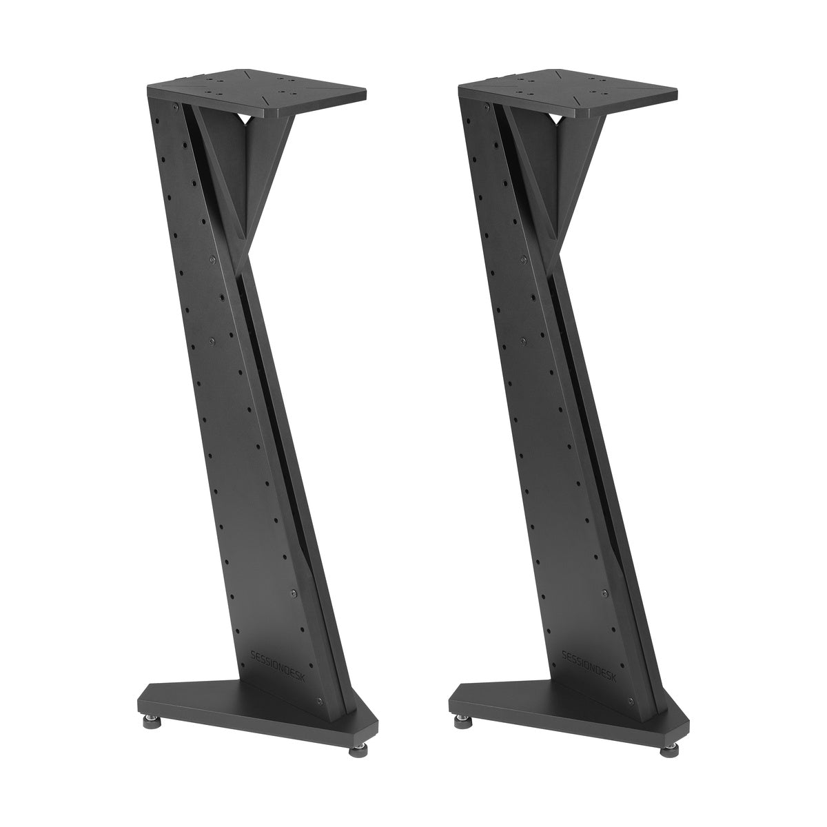 Sessiondesk V-STAND flex Paar (Farbe 90er Schwarz)