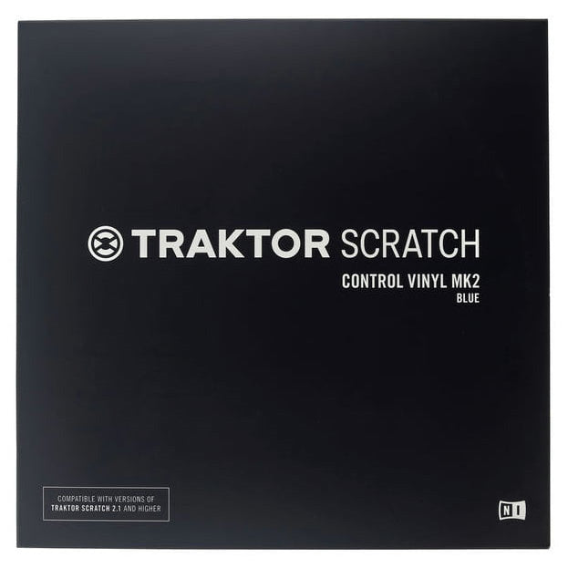 Native Instruments TRAKTOR SCRATCH CONTROL VINYL MK2 BLUE