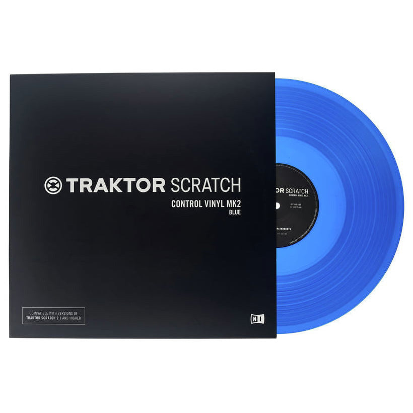 Native Instruments TRAKTOR SCRATCH CONTROL VINYL MK2 BLUE