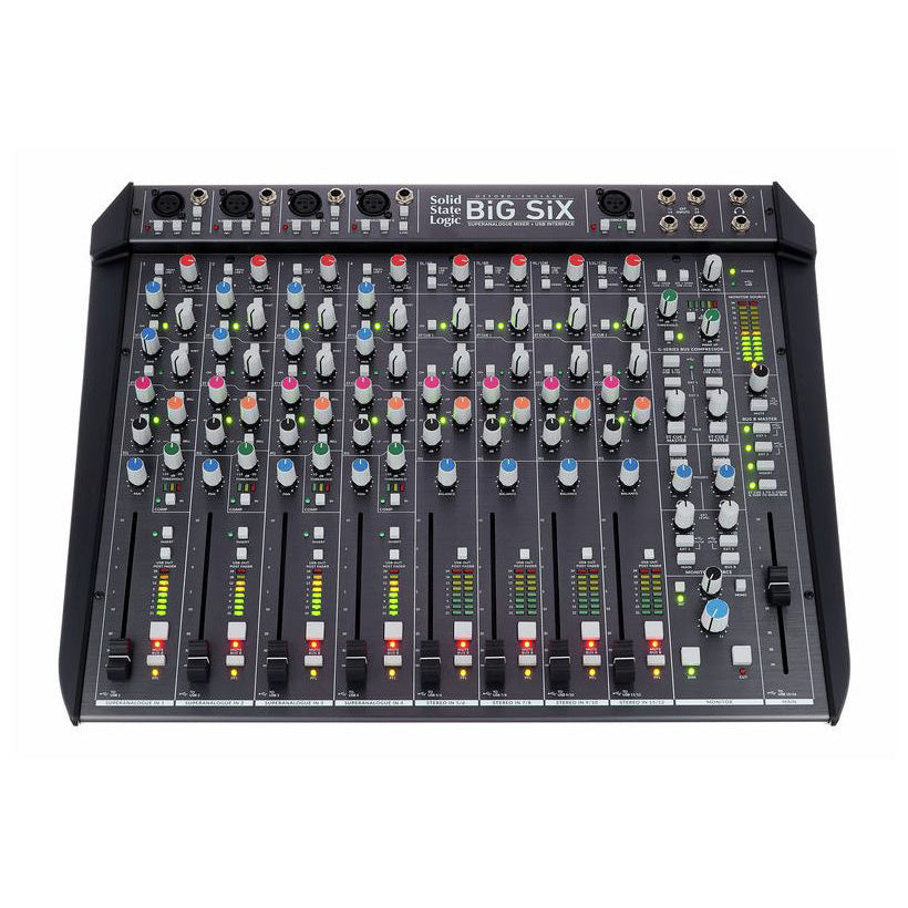 SSL BiG SiX Mixer analógico e interface de áudio com 16 canais
