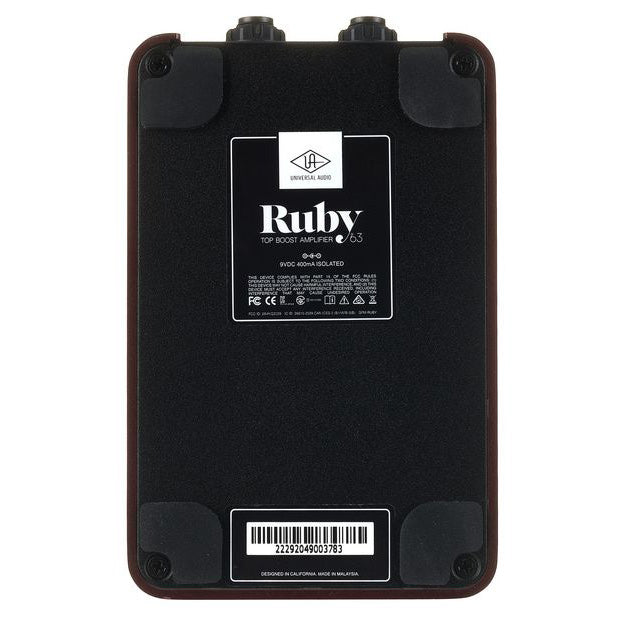 UNIVERSAL AUDIO UAFX Ruby '63 Top-Boost-Verstärker
