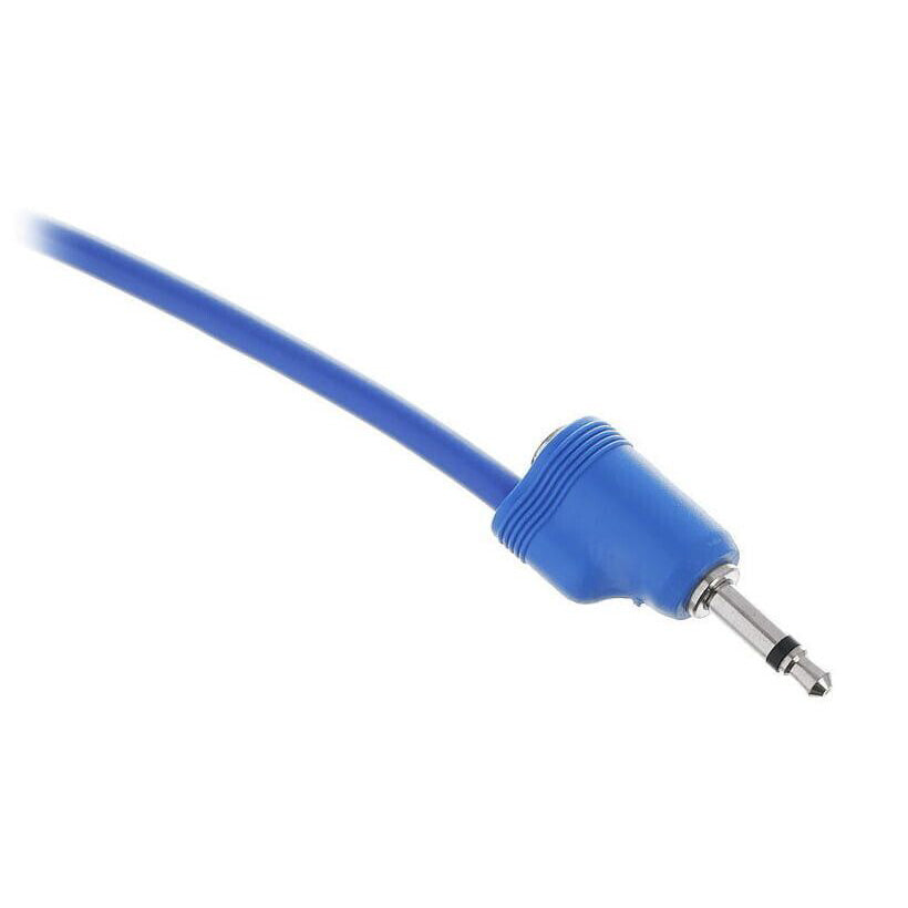 Câbles empilables TIPTOP Audio bleu 70 cm