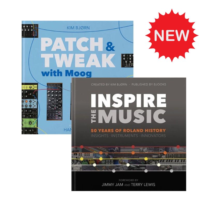 BJOOKS PATCH & TWEAK with Moog + INSPIRE THE MUSIC - 50 YEARS OF ROLAND HISTORY
