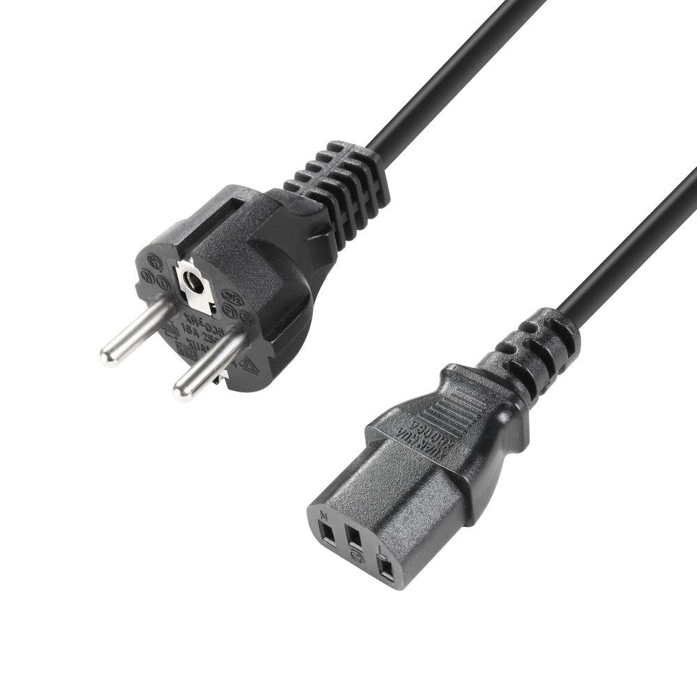 Adam Hall Cables 8101 KB 0300 – Netzkabel 3 x 1,5 mm², 3 m