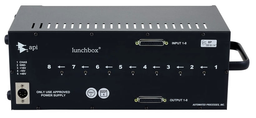 API Audio 8-Slot Lunchbox® (8er-Pack)