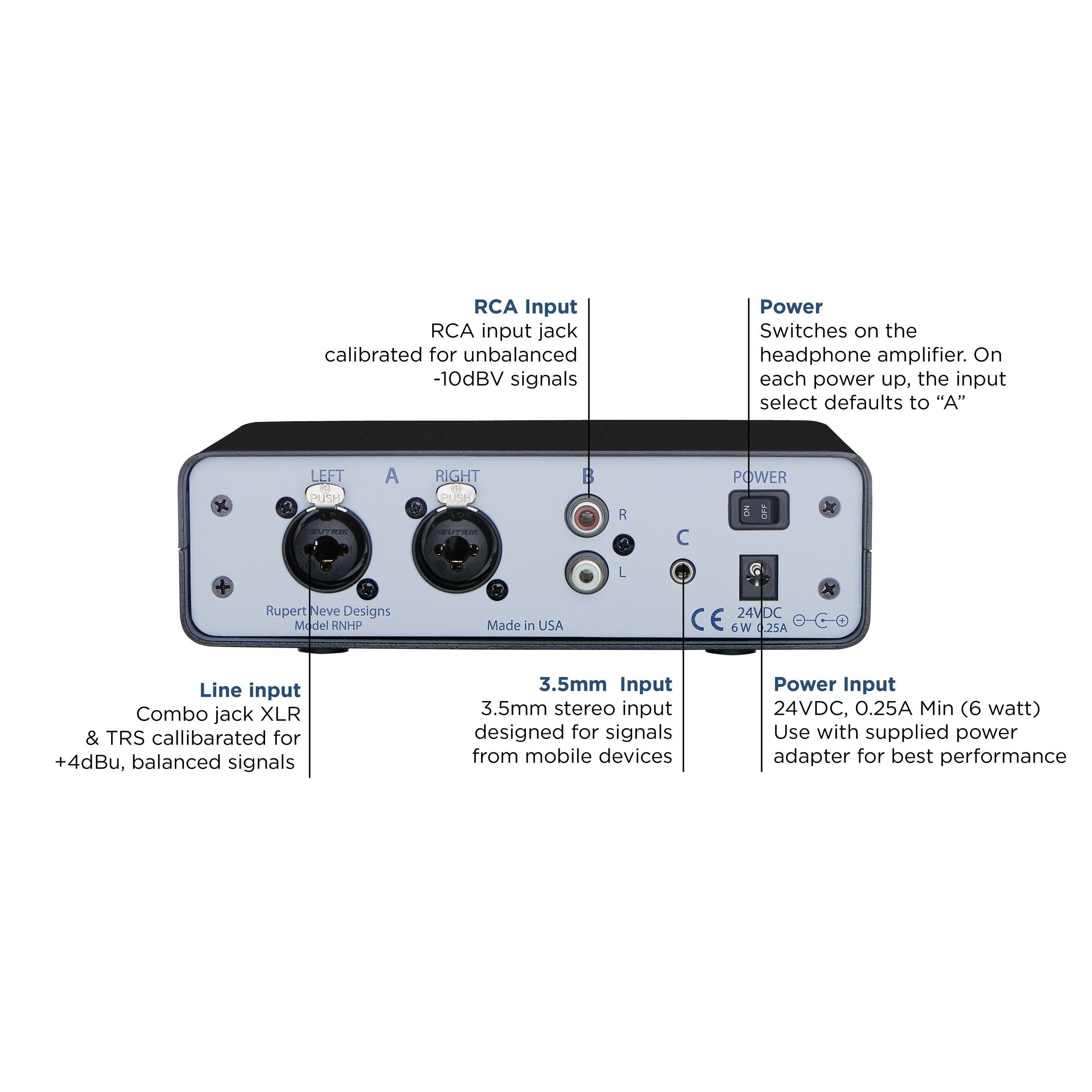 Rupert Neve Designs RNHP Precision Headphone Amplifier