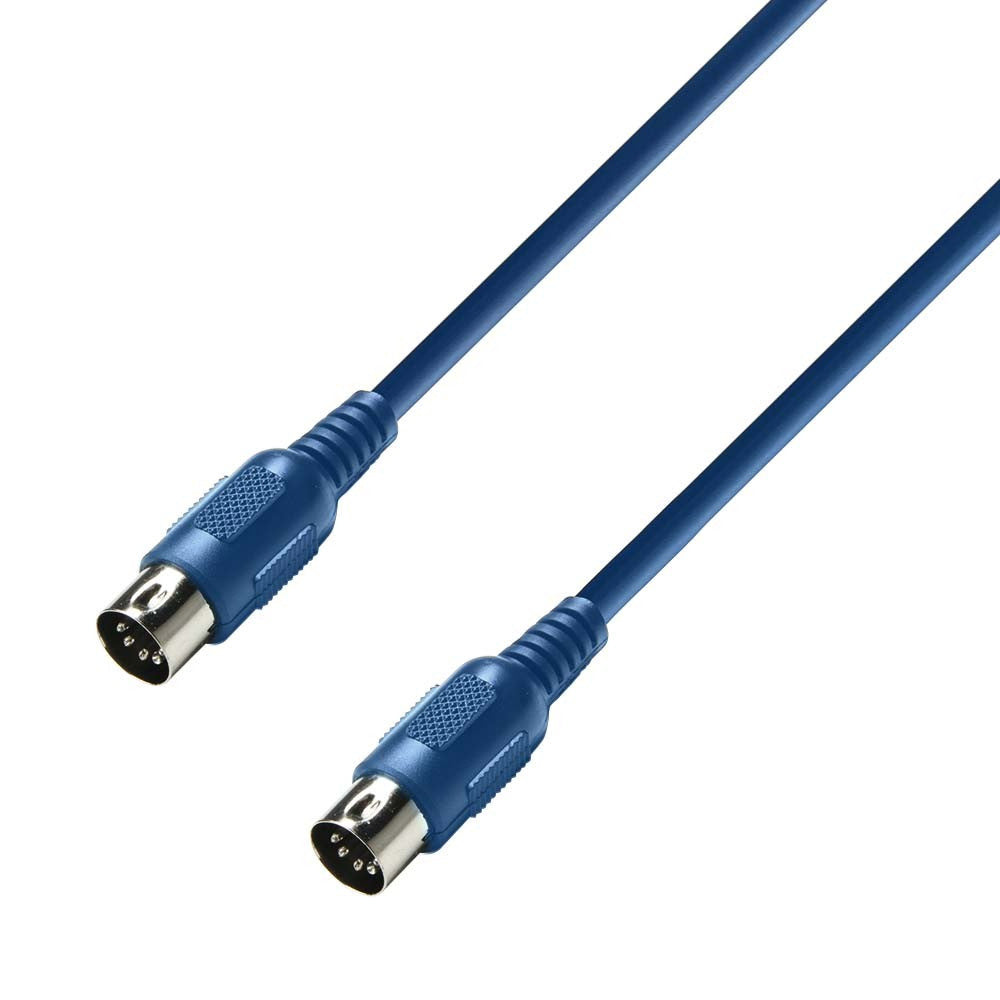 Adam Hall Cables K3 MIDI 0075 BLU - MIDI-Kabel 0,75 m blau