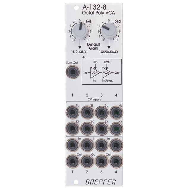 Doepfer A-132-8 Octal VCA