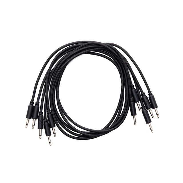 Erica Synths 5 pcs 60 cm braided cables, black